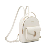 Zaino da donna in pelle vegana Casual 712-3PT-WHITE Diana&co