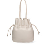 Borsa a spalla da donna 100% PVC F6717-2-BEIGE David Jones