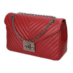 Frannie Borsa a tracolla da donna Vera Pelle 556108-S10 RUBINO Chiara Ferretti