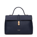 Borsa a mano da donna 100% pelle vegana PU 755-2PT-NAVYBLUE Diana&co