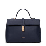 Borsa a mano da donna 100% pelle vegana PU 755-2PT-NAVYBLUE Diana&co