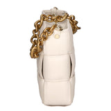 Agostina Borsa a mano da donna Vera pelle 04691-D37 LATTE MILK Gave Lux