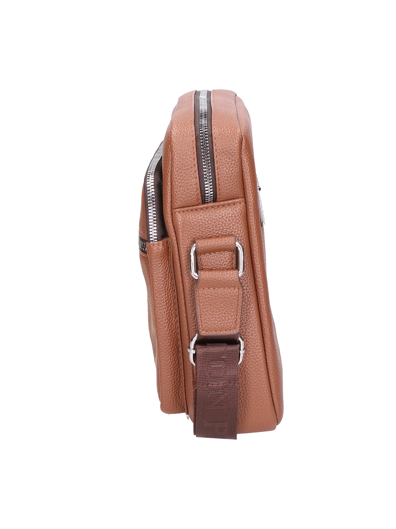 Borsa a tracolla uomo Pelle PU vegana PCL3025-KHAKI Northampton Polo Club
