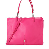 Borsa a mano da donna 100% vera pelle 07138-D02 FUXIA Roberta Rossi