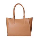 Borsa a spalla da donna 100% pelle riciclata 07225-Cuoio Viola Castellani