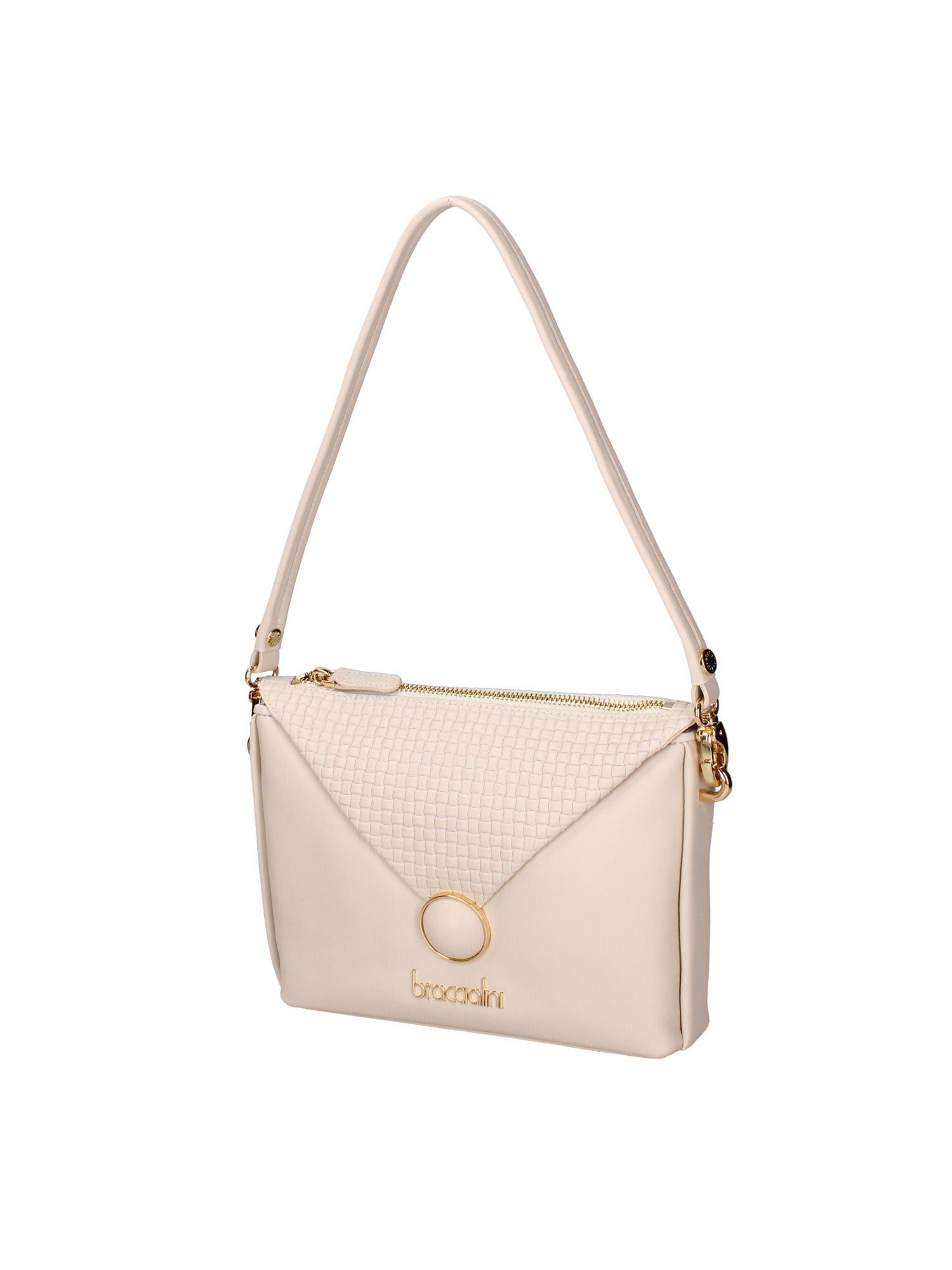 Solara Elite Borsa a tracolla donna Vera pelle B17206-BEIGE Braccialini