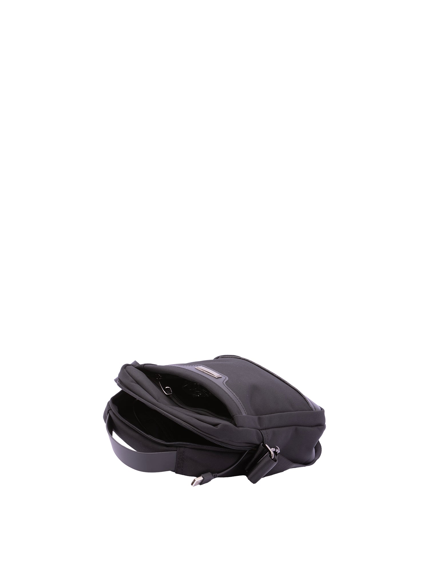 Borsa a tracolla uomo 100% poliestere BC1277-NERO B Cavalli