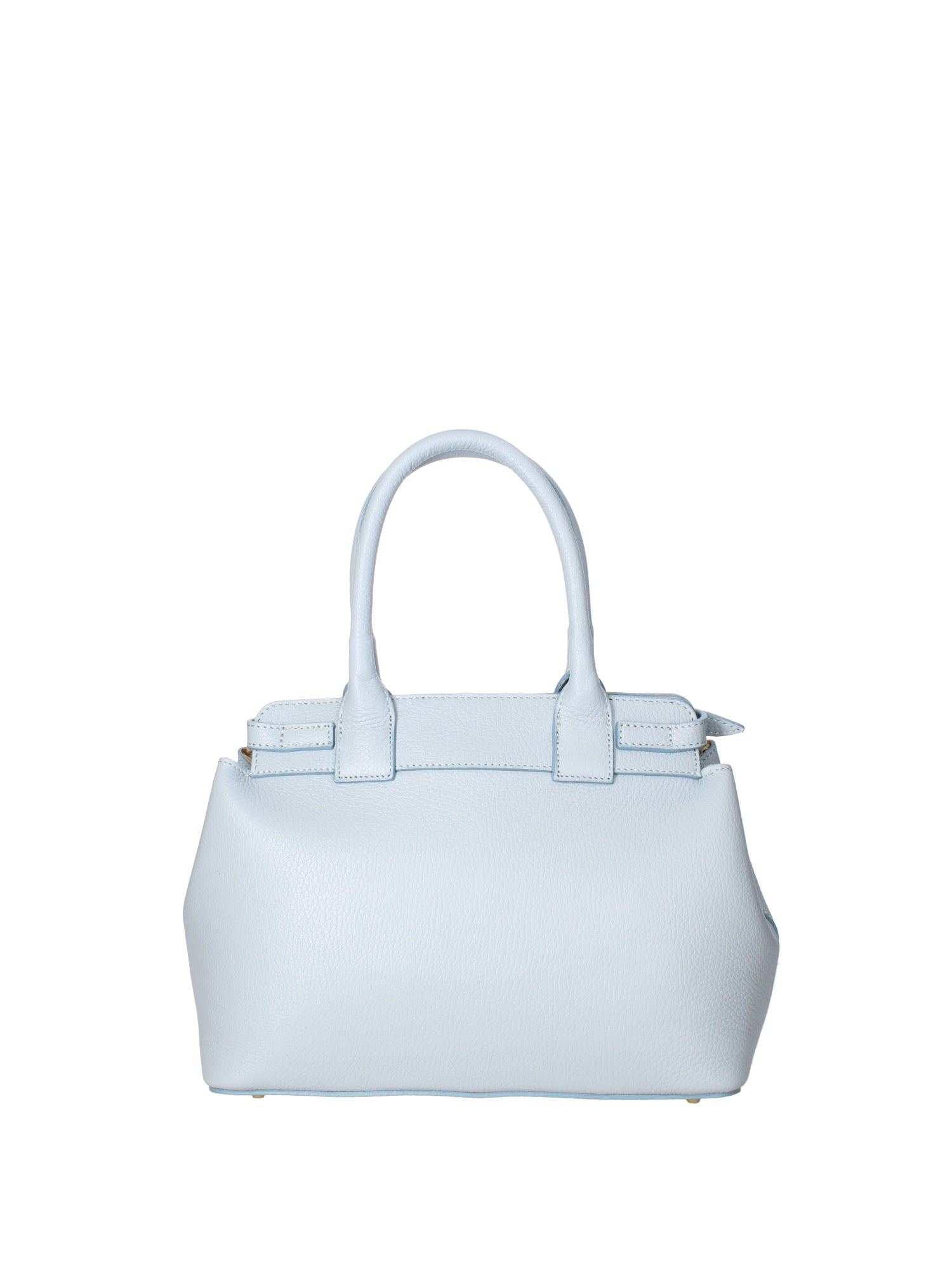 Borsa a mano da donna Vera Pelle 07146-D92 CELESTE Viola Castellani