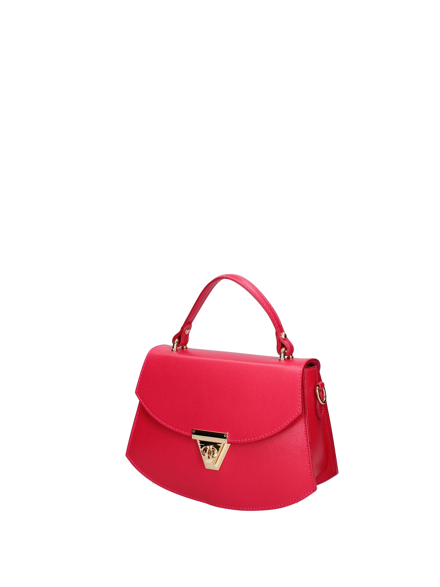 Borsa a mano da donna 100% vera pelle 07202-P 628 FUXIA Roberta Rossi