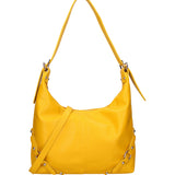 Fiorenza Lux Borsa a spalla da donna Vera pelle 07140-D04 GIALLO Viola Castellani