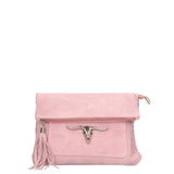 Valencia Borsa a tracolla da donna Vera pelle 8651-ROSA Gave Lux