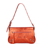 Borsa a spalla da donna Vera pelle 07234-L010 ARANCIO Roberta Rossi