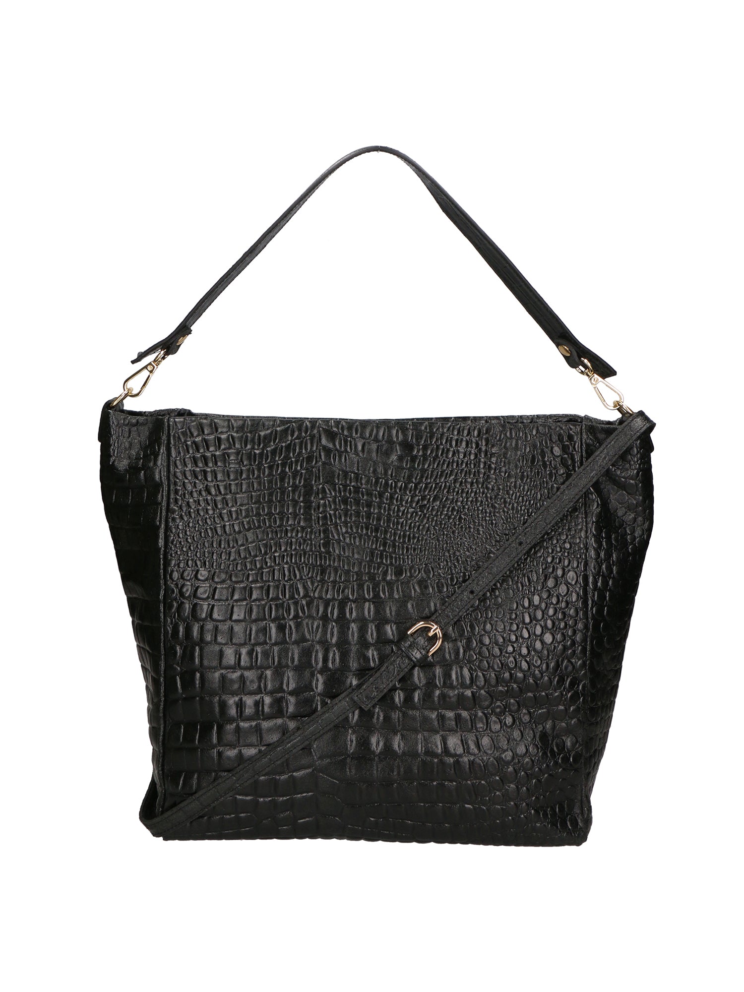 Valtera Borsa a spalla da donna Vera pelle 06500-019 NERO Gave Lux