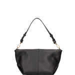 Borsa a spalla da donna Vera pelle 07165-D28 NERO Roberta Rossi