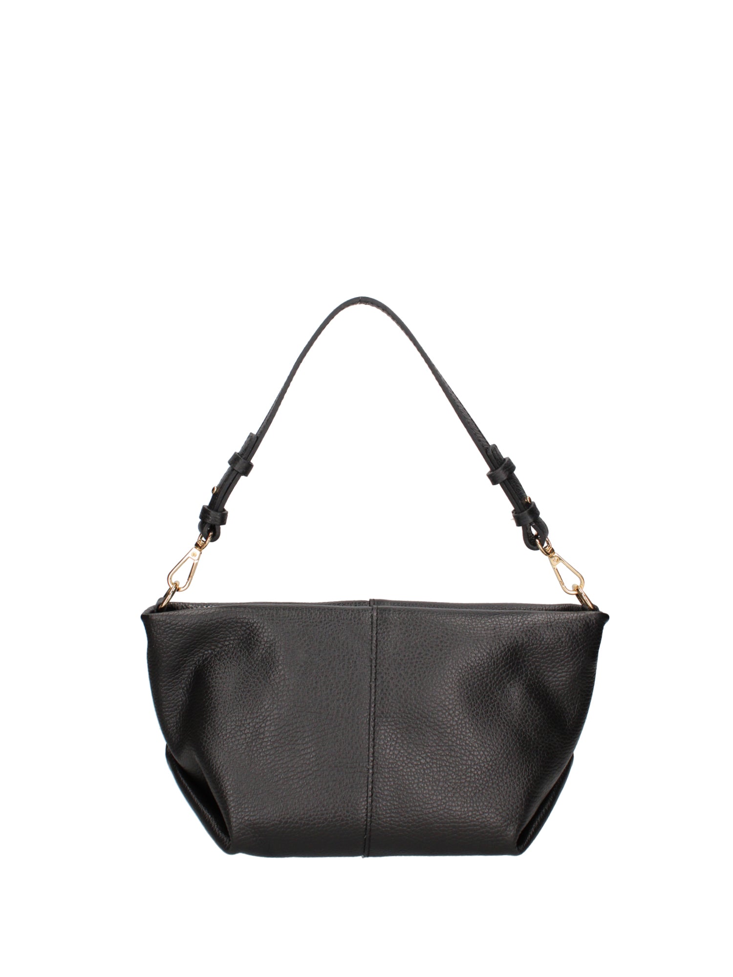 Borsa a spalla da donna Vera pelle 07165-D28 NERO Roberta Rossi