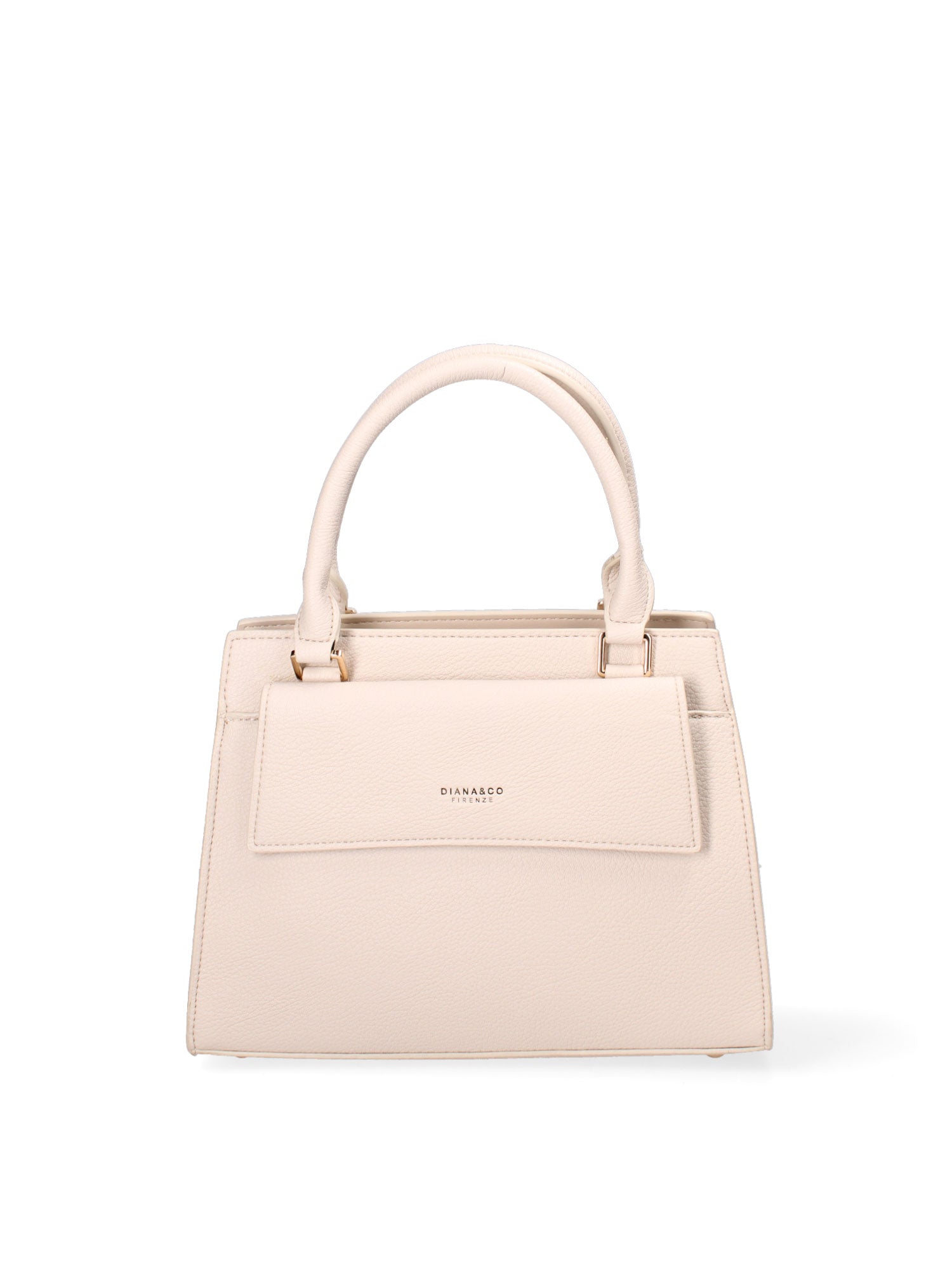 Borsa a mano da donna Ecopelle e Zip 614-2-BEIGE Diana&co