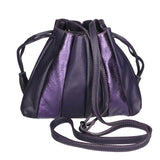 Elysia Borsa a spalla da donna Vera pelle 552043-VIOLA PURPLE Gave Lux