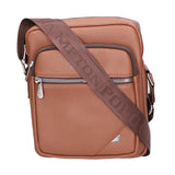 Borsa a tracolla uomo Pelle PU vegana PCL3025-KHAKI Northampton Polo Club
