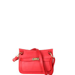 Katie Borsa a tracolla da donna 100% vera pelle 07145-D58 ROSSO FUOCO Viola Castellani