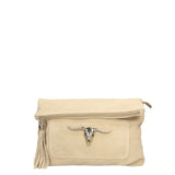 Valencia Borsa a tracolla da donna Vera pelle 8651-BEIGE Gave Lux