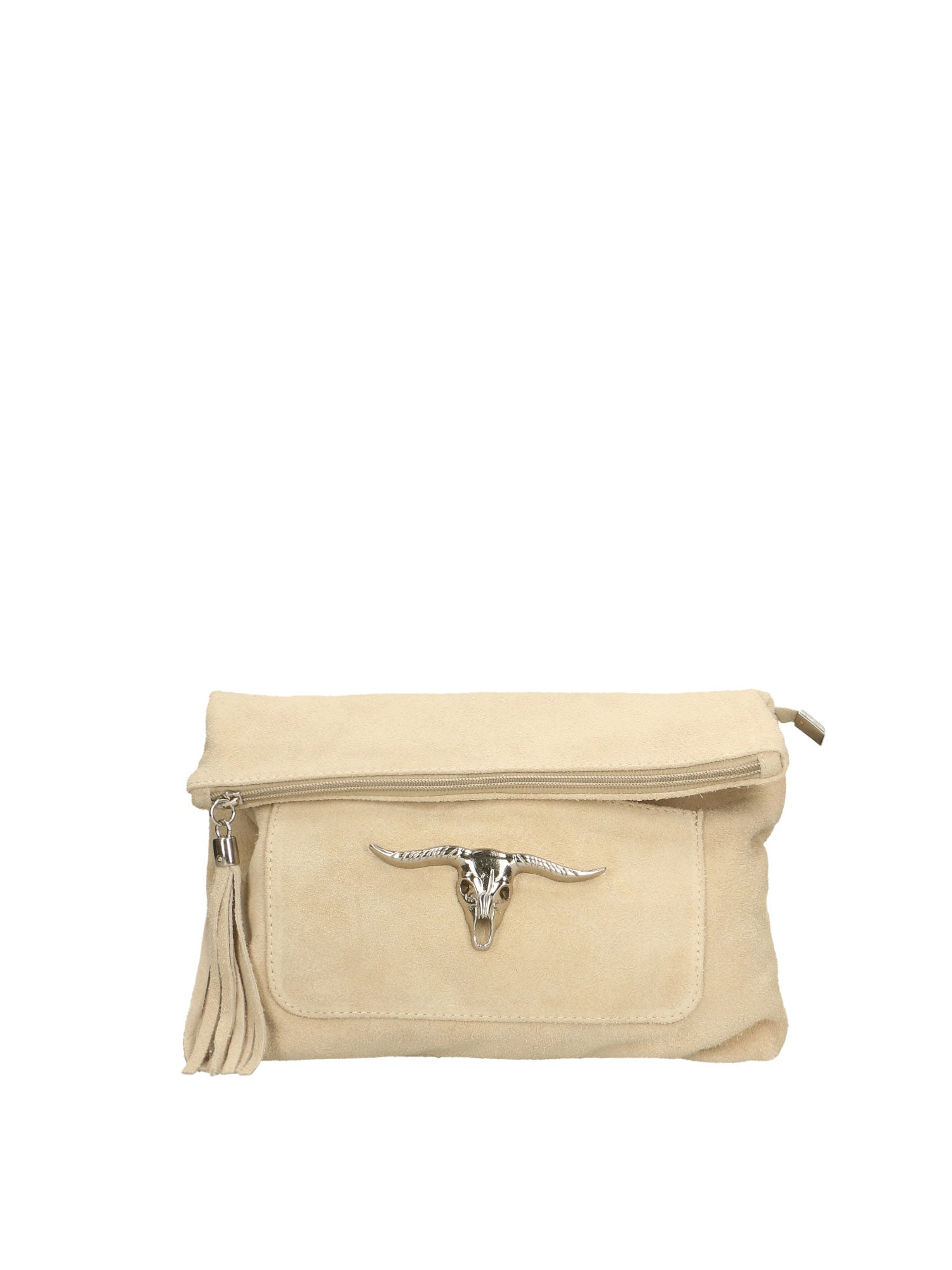 Valencia Borsa a tracolla da donna Vera pelle 8651-BEIGE Gave Lux