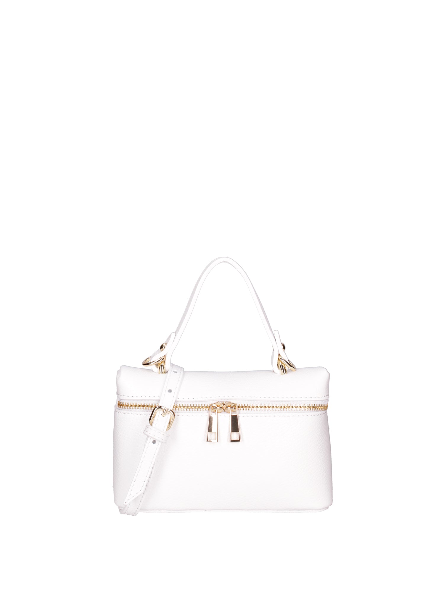 Borsa a mano da donna Vera pelle 07160-D01 BIANCO Roberta Rossi