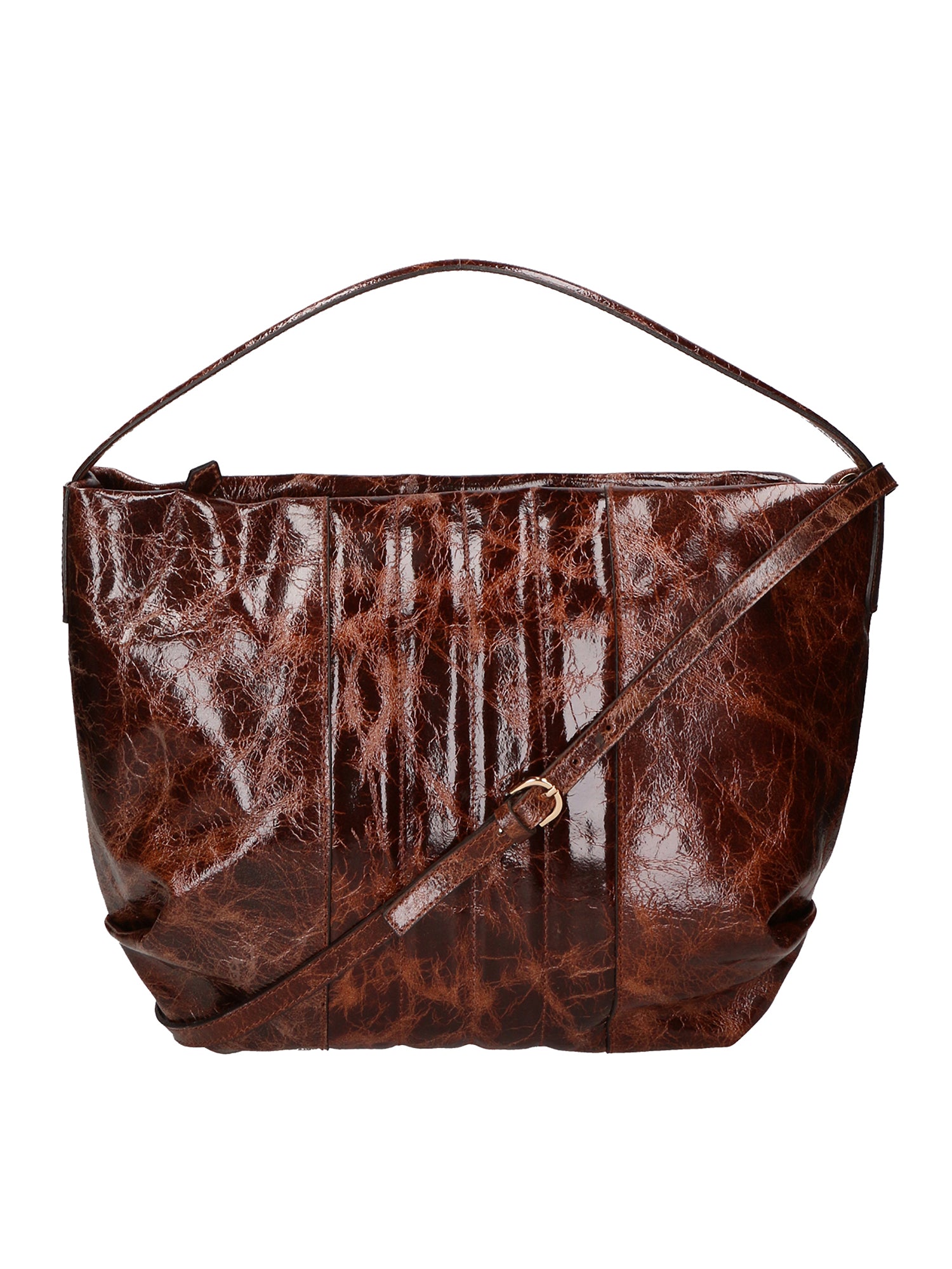 Vanda Borsa a spalla da donna Vera pelle 06507-041 MARRONE Gave Lux