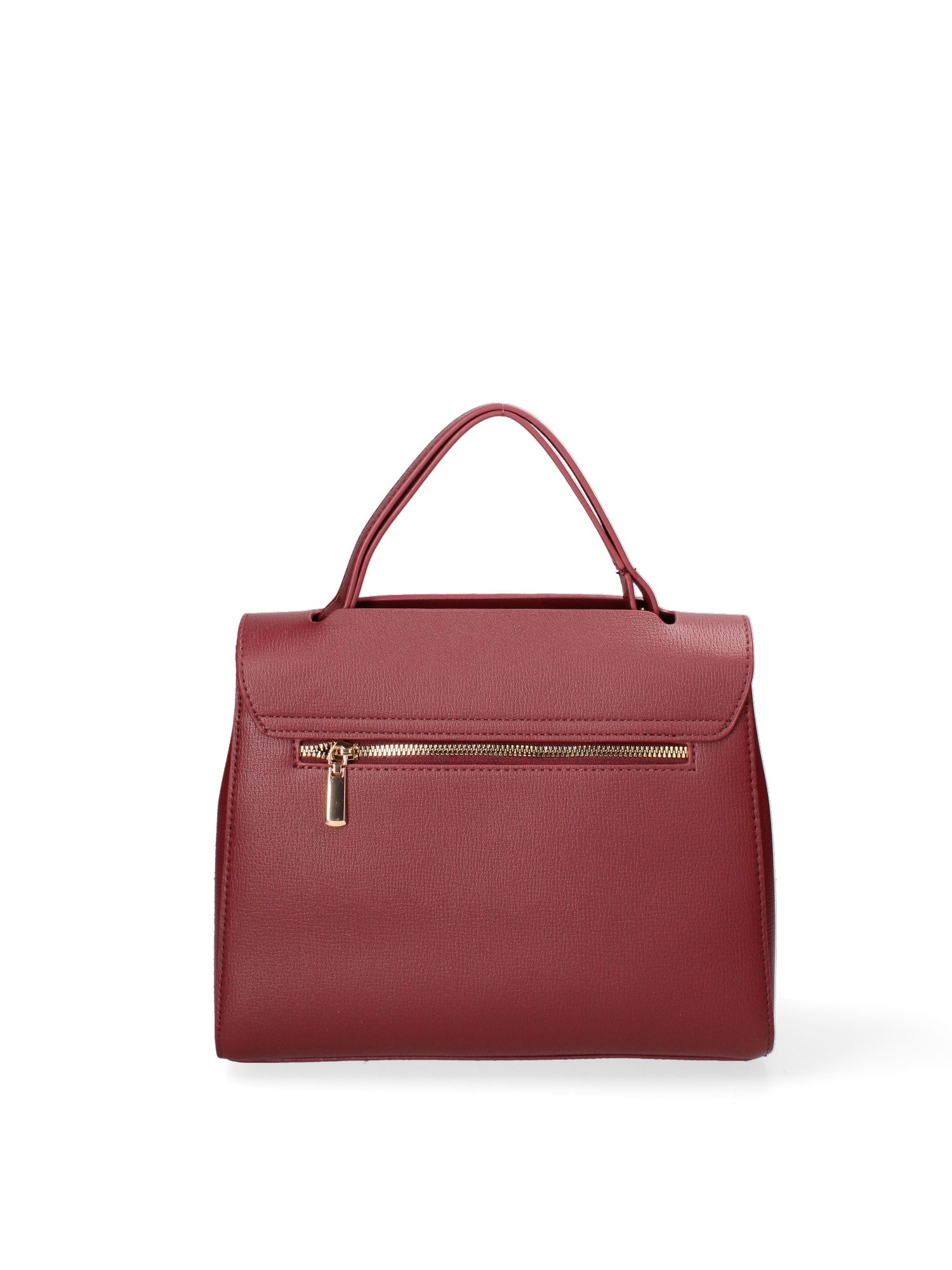 Borsa a mano da donna Ecopelle 635-1-BURGUNDY Diana&co