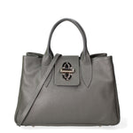 Ascoli Borsa a mano da donna Pelle stampata cocco 7718-D27 CENERE Gave Lux