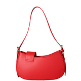 Borsa a spalla da donna 100% vera pelle 07213-L214 ROSSO Roberta Rossi