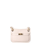 Katie Borsa a tracolla da donna 100% vera pelle 07145-D37 LATTE Viola Castellani