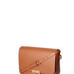 Borsa a tracolla da donna Vera pelle JR-W-1130RU-CUOIO-GOLD John Richmond