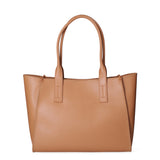 Borsa a spalla da donna 100% pelle riciclata 07225-Cuoio Viola Castellani