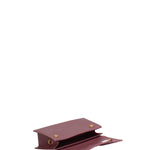 Borsa a mano da donna 100% gomma FLAT ARROW 24-DARK MAUVE-LIGHT OTTONE Marc Ellis