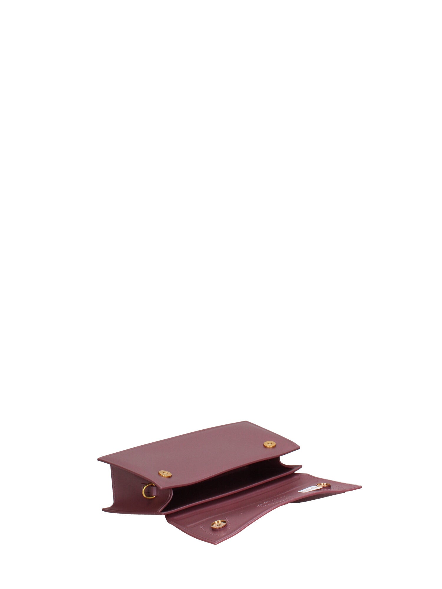 Borsa a mano da donna 100% gomma FLAT ARROW 24-DARK MAUVE-LIGHT OTTONE Marc Ellis