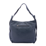 Borsa a spalla da donna Ecopelle e poliestere BC1407-BLUE B Cavalli