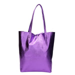 Iride Borsa a mano da donna 100% pelle 05921-DL45 VIOLA Gave Lux