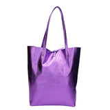 Iride Borsa a mano da donna 100% pelle 05921-DL45 VIOLA Gave Lux