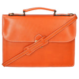 Dafne Borsa da lavoro unisex Vera pelle 7004-ARANCIONE Gave Lux