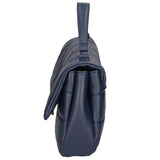 Viola Borsa a mano da donna Vera Pelle 06862-S24 BLU JEANS Gave Lux