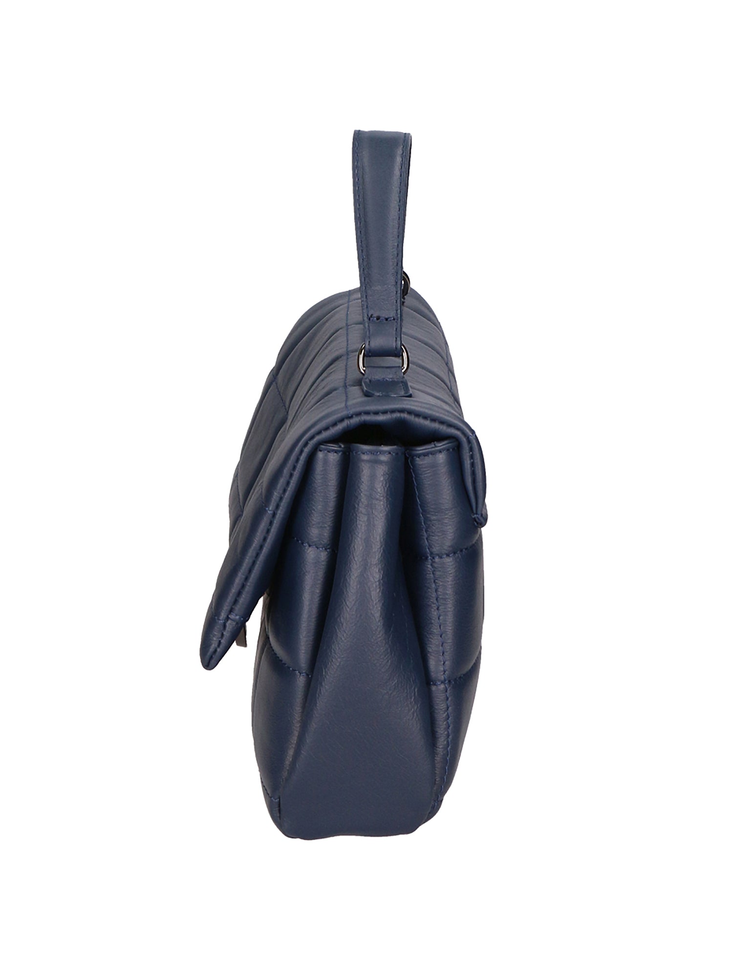 Viola Borsa a mano da donna Vera Pelle 06862-S24 BLU JEANS Gave Lux