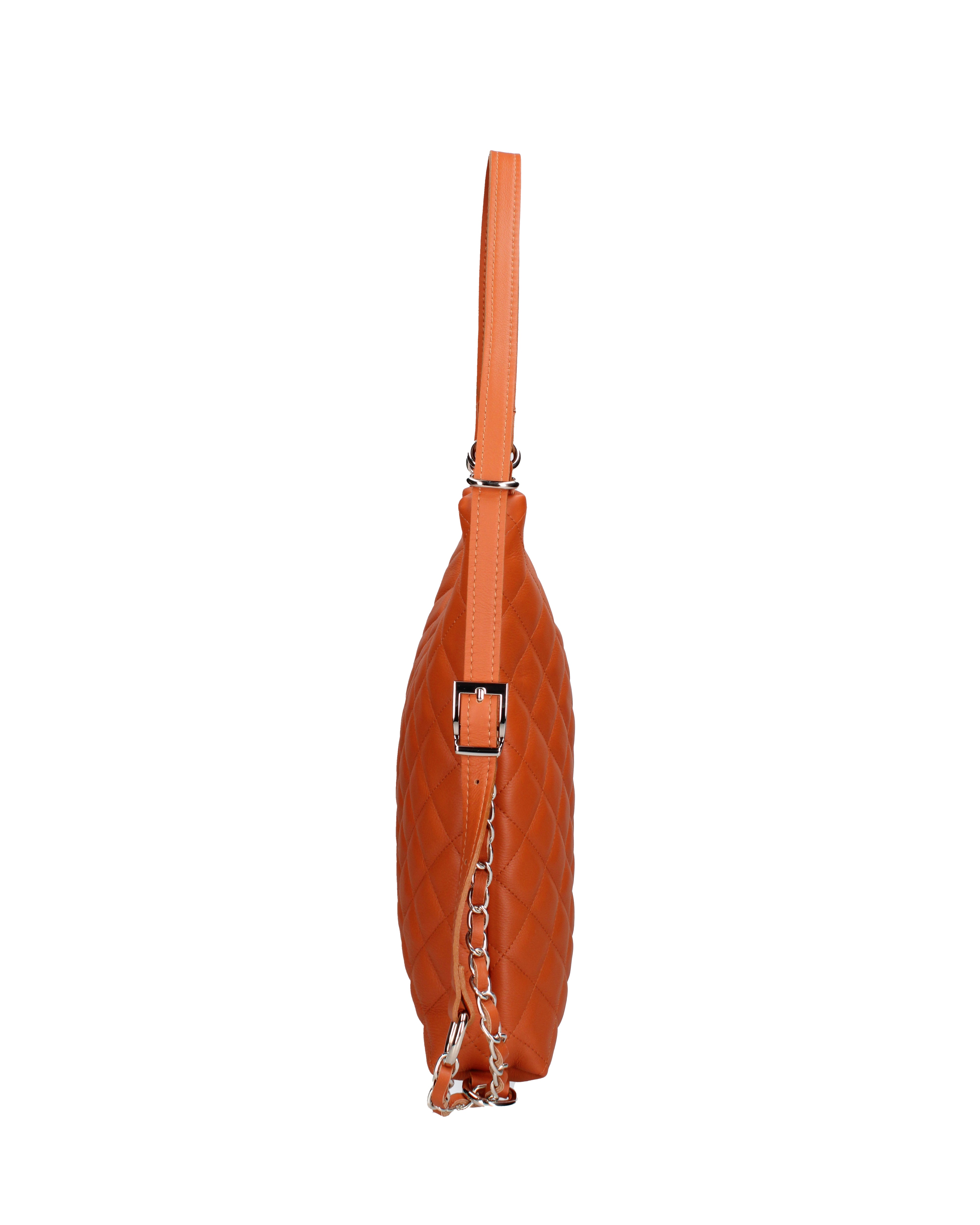 Borsa a spalla convertibile in zaino Vera pelle 07144-S44 CUOIO Roberta Rossi