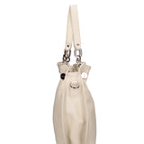 Ereba Borsa a mano da donna Made in Italy 100% pelle 3305-S37 LATTE Gave Lux