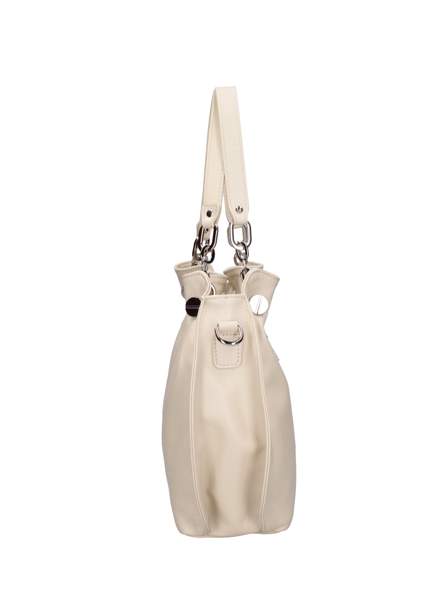 Ereba Borsa a mano da donna Made in Italy 100% pelle 3305-S37 LATTE Gave Lux