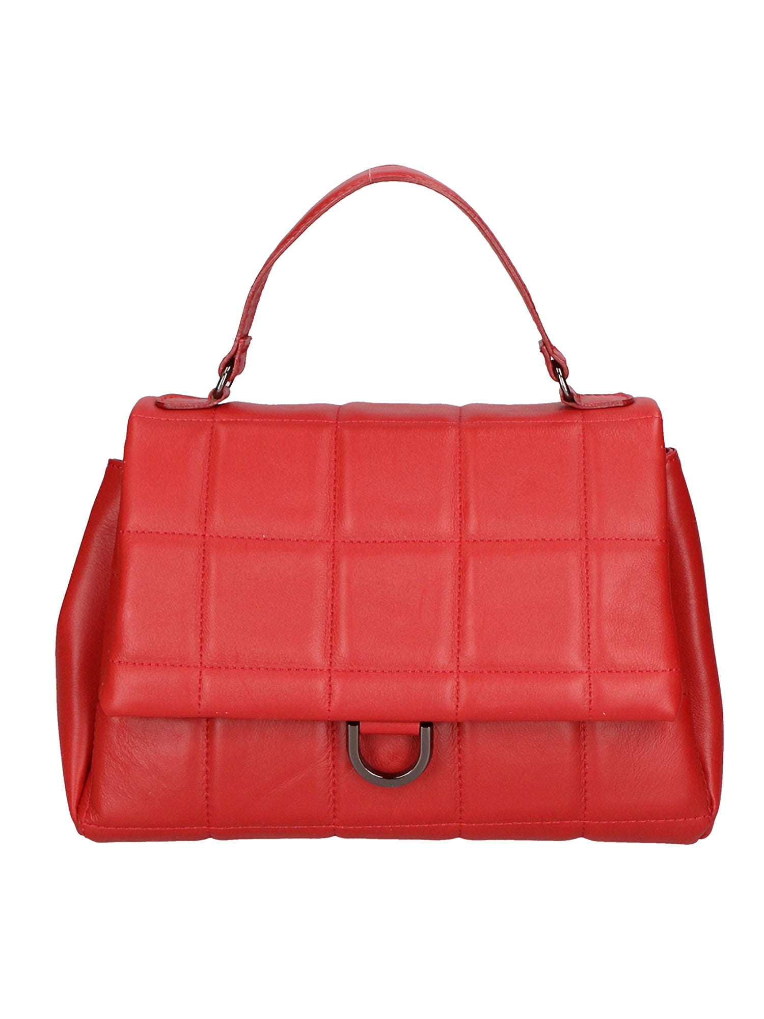 Viola Borsa a mano da donna Vera Pelle 06862-S10 RUBINO Gave Lux