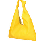 Borsa a spalla da donna 100% vera pelle 07156-D04 GIALLO Viola Castellani