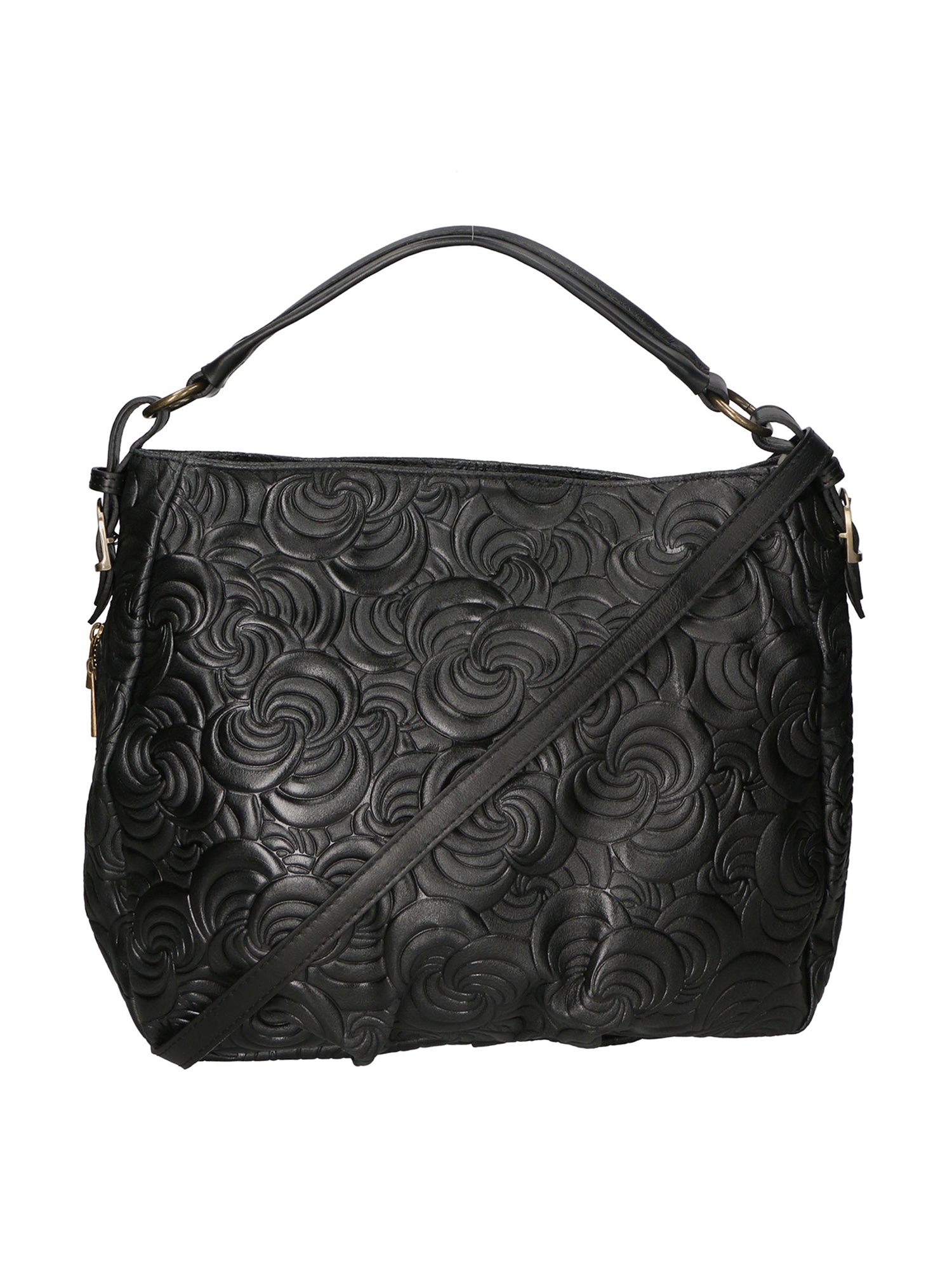 Lumelia Borsa a mano da donna Vera pelle 80013-019 NERO Gave Lux