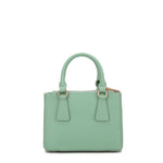 Borsa a mano da donna 100% pelle vegana PU 720-1PT-JADE GREEN Diana&co