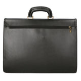 Cesare Borsa da lavoro uomo Vera pelle 7002-NERO Gave Lux