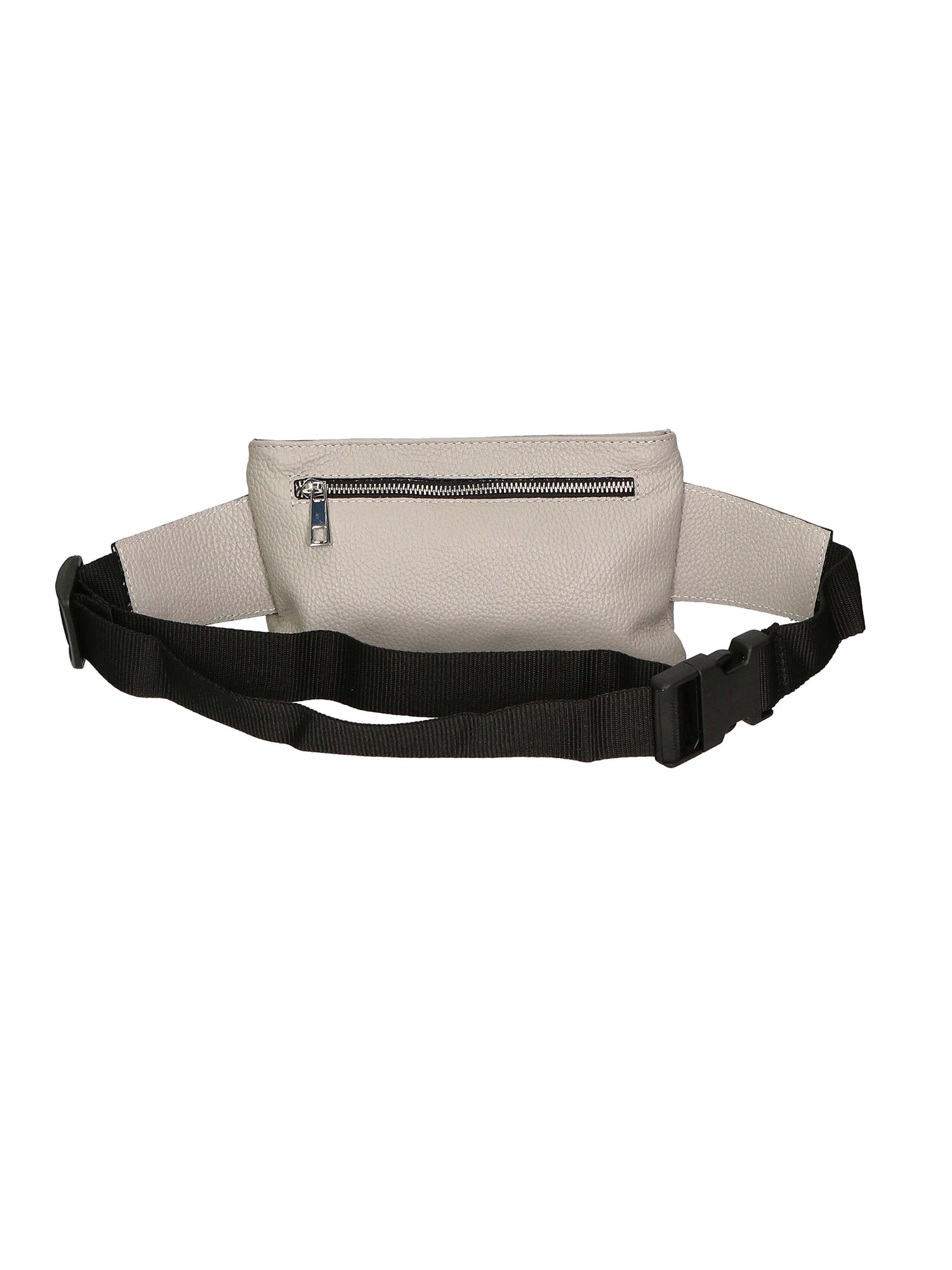 Aisha 04733-D86 GRIGIO PERLA PEARL GREY Marsupio da donna in vera pelle + canvas Gave Lux